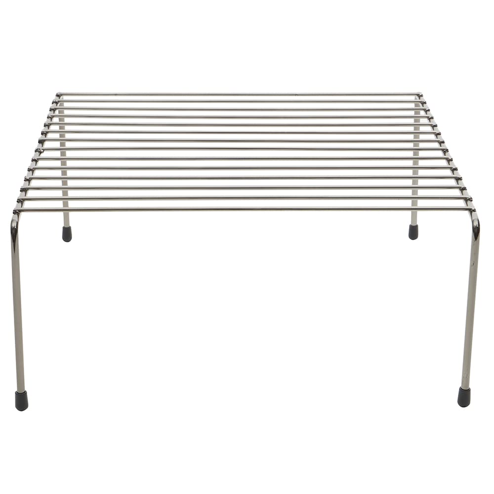 Freestanding Kitchen Shelf Organizer for Plates & Bowls - Space Saving Dinnerware Storage for Pantry, Cabinet, or Countertop
