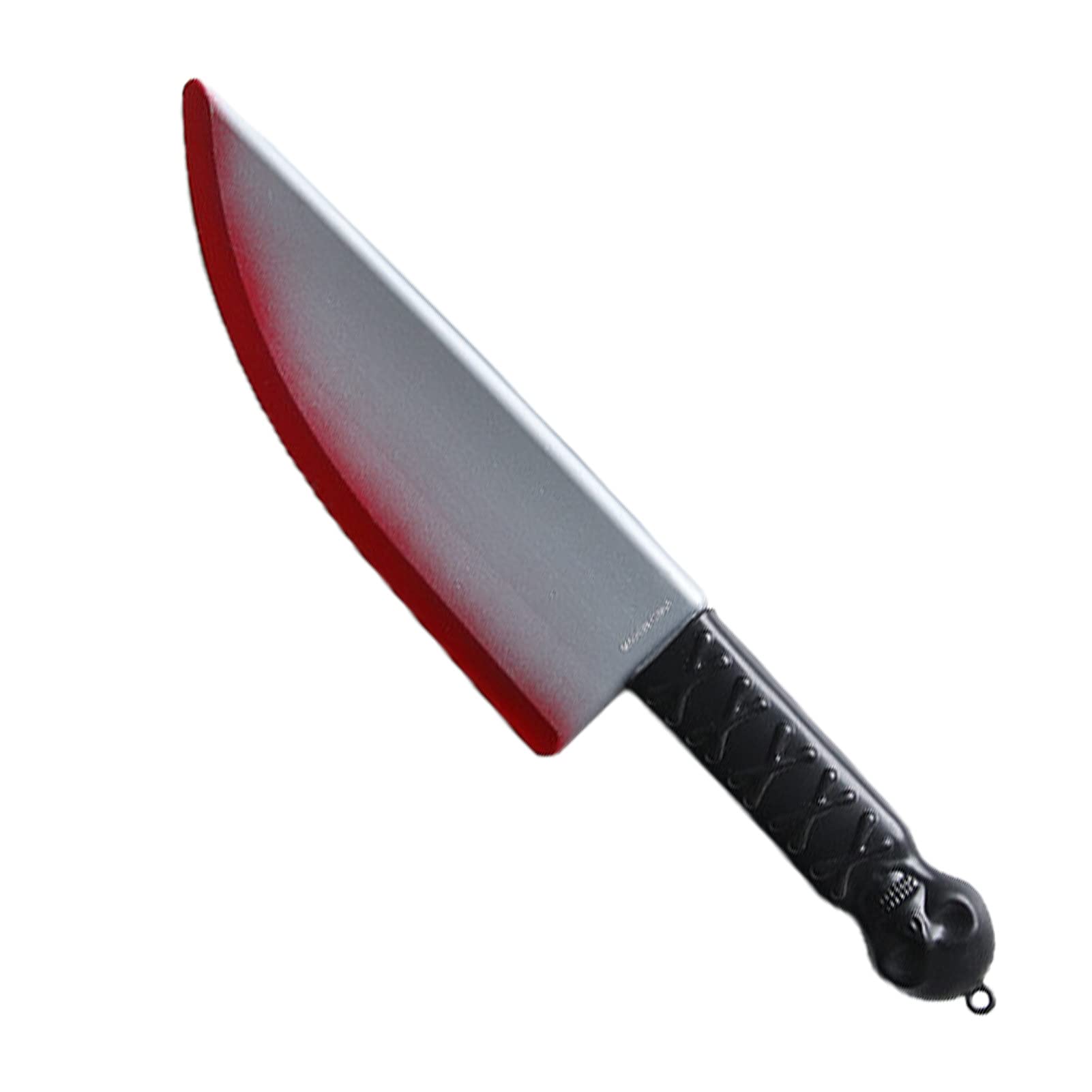 Halloween Blood Knife - Realistic Fake Plastic Knife with Blood Effect, Safe & Eco-Friendly Toy for Costume, Party, Decoration - Scary Props for Halloween, Cosplay, Haunted House & Themed Events