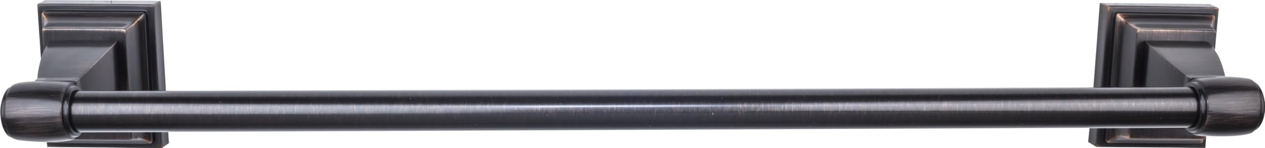 Top Knobs STK8-BB Stratton Single Towel Bar in Oil-Rubbed Bronze - Perfect for Bathroom, Spa, and Guest Room Decor