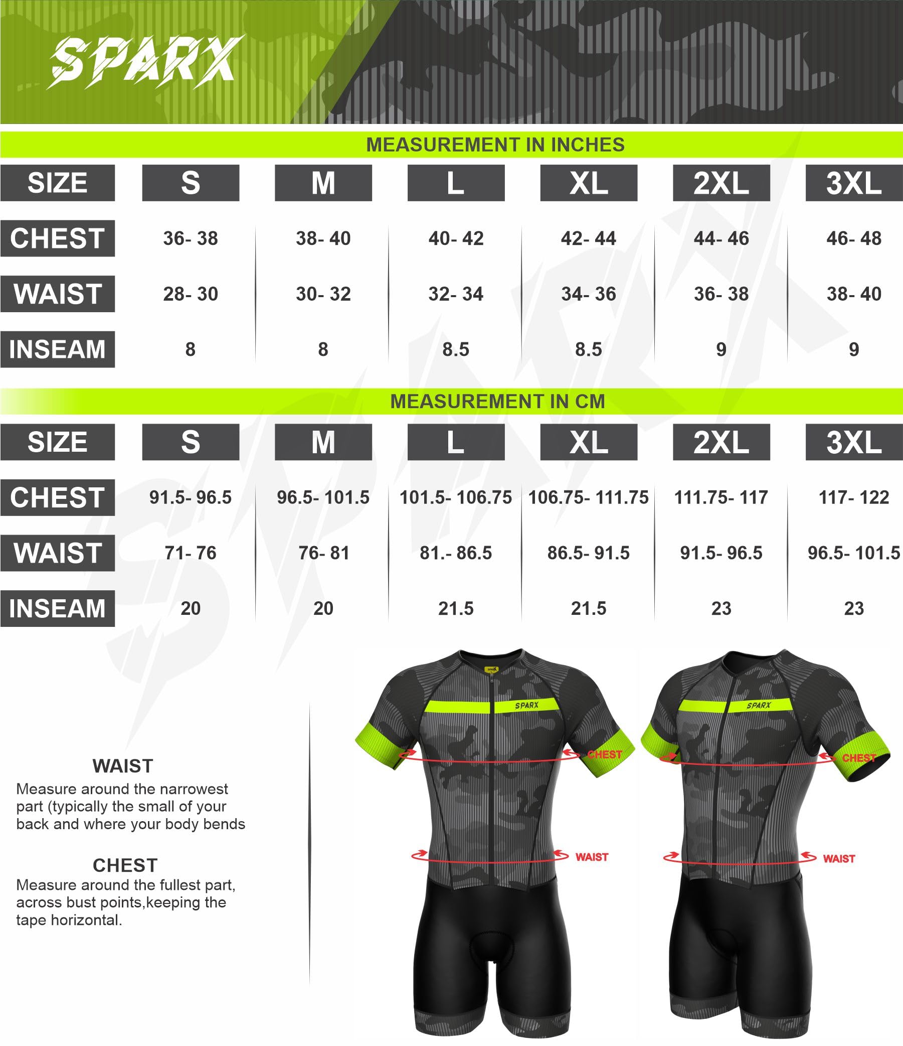 **Sparx Men's Elite Aerosuit Triathlon Suit - Short Sleeve Skinsuit for Cycling, Running & Swimming - Lightweight & Breathable for Triathlon Training & Racing**