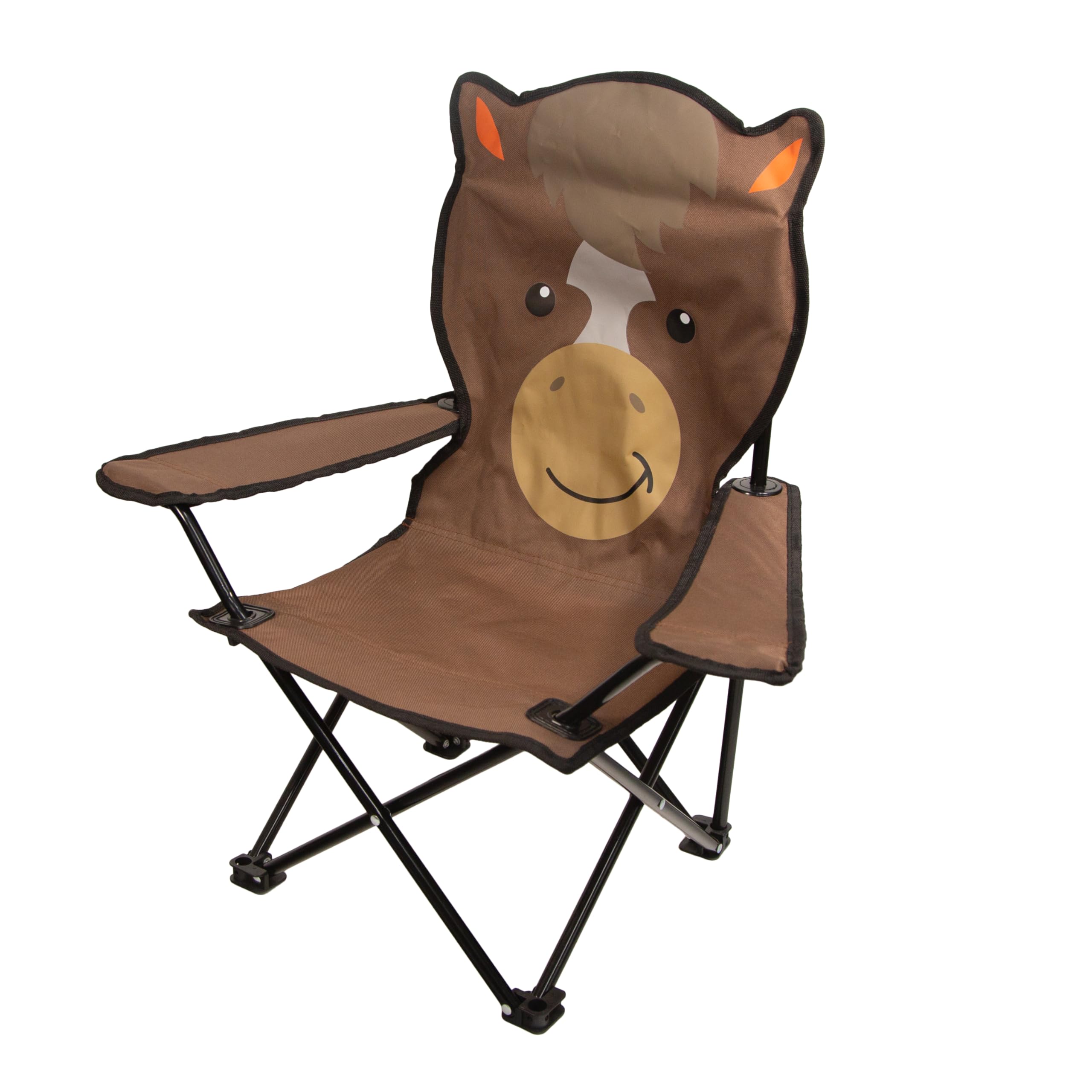Pacific Play Tents 56102 Hudson The Horse Kids Chair - Adorable Animal-Shaped Children's Seat for Playroom, Bedroom & Reading Nook - Perfect Toddler Furniture for Imaginative Play & Cozy Storytime
