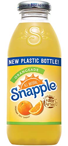 Snapple Orangeade - 16 fl oz (24 Pack) - Refreshing Citrus Drink for Parties, Picnics & Office Snacks - Bulk Beverage for Summer BBQs & Family Gatherings