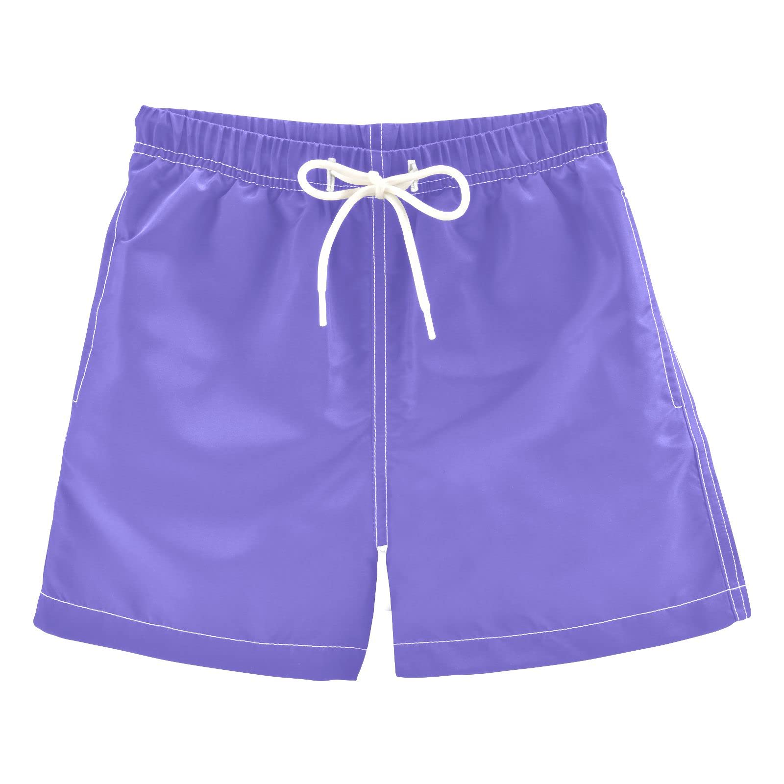 **Purple Boys Swim Trunks Slate Blue - Toddler Beach Board Shorts for Kids 2T | Quick-Dry Swimwear for Pool, Beach & Water Play**