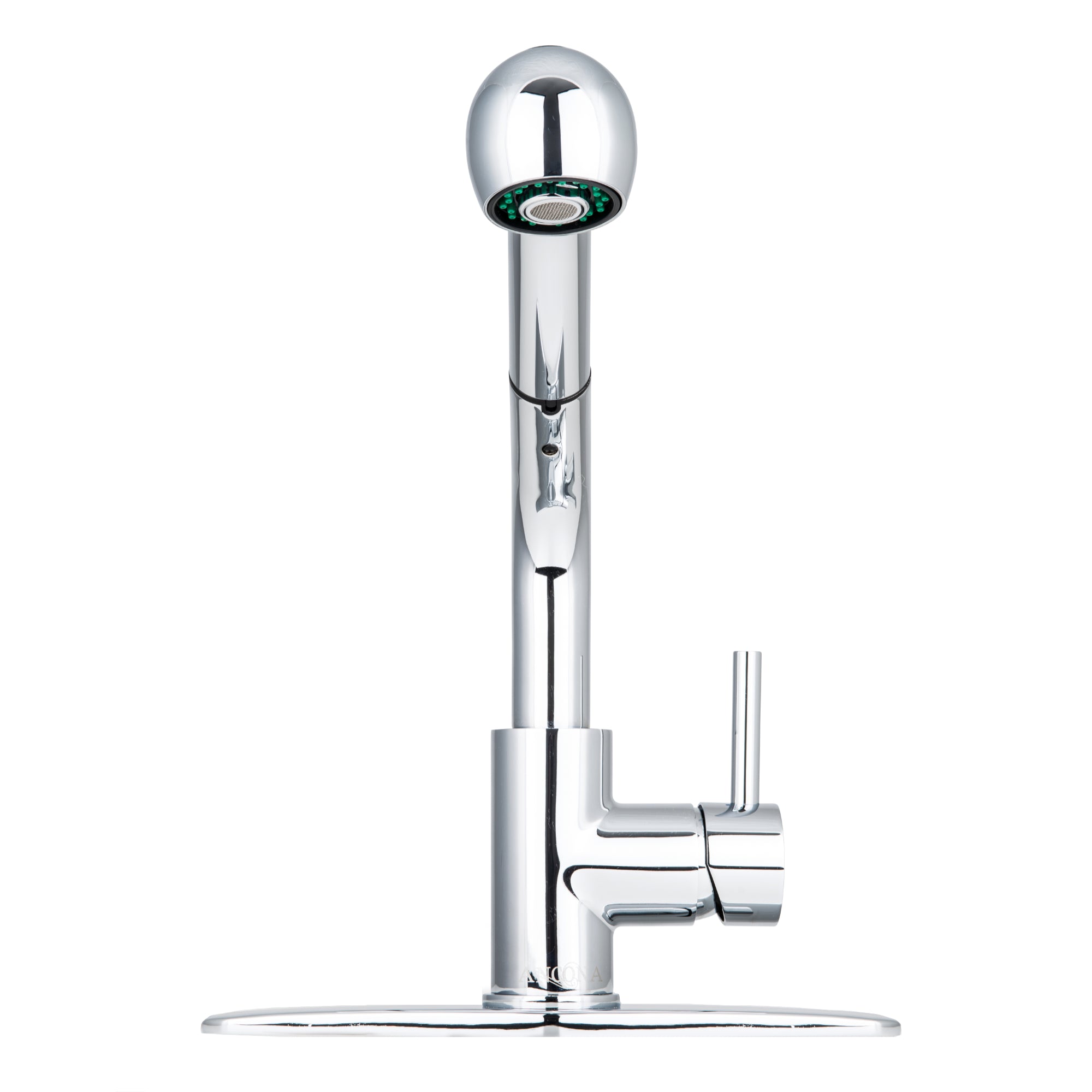 Toledo Transitional Pull Down Kitchen Faucet - Modern Stainless Steel Single Handle Sprayer with High Arc Spout for Easy Washing - Perfect for Cooking, Dishwashing & Kitchen Cleaning