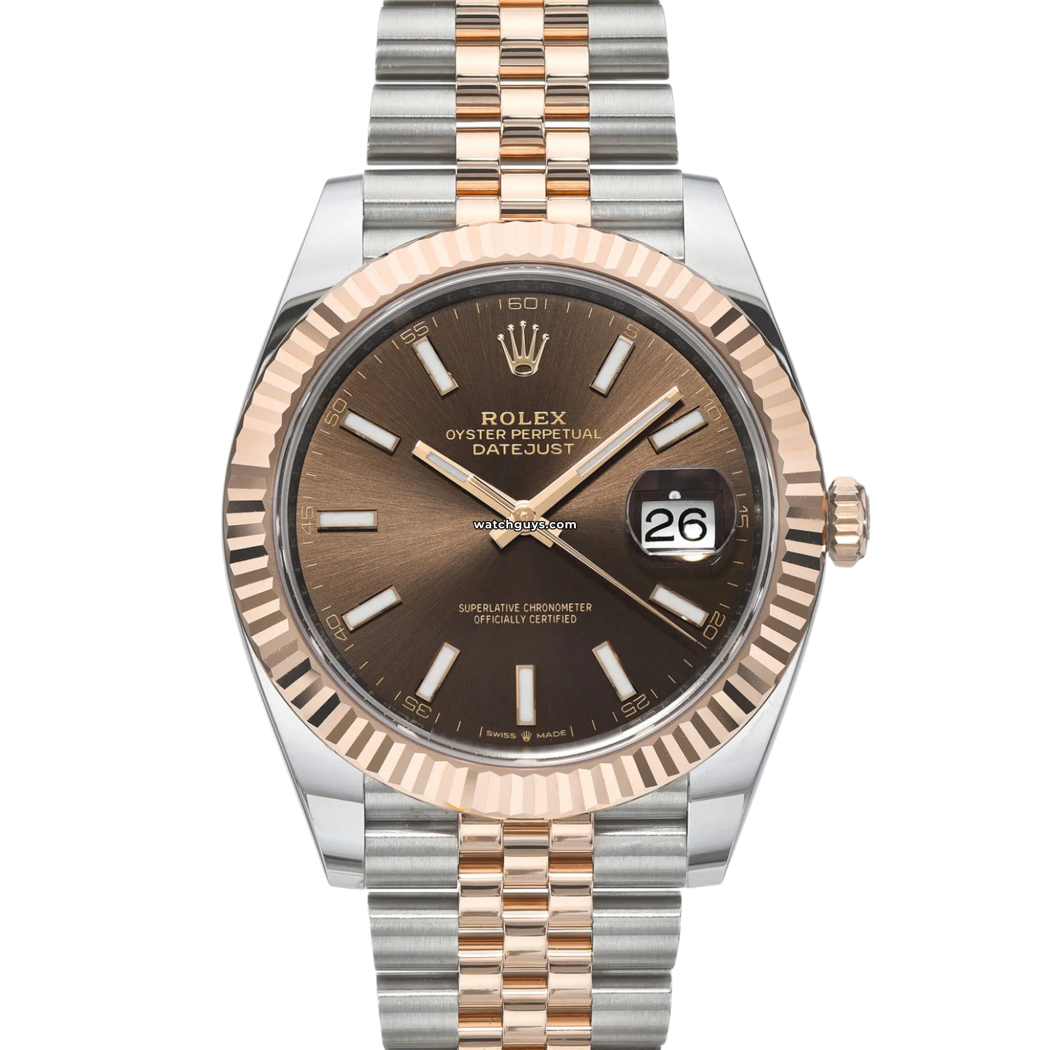 Rolex Datejust 126331 41mm Everose Gold & Steel Watch with Chocolate Dial - Perfect for Luxury Gifts & Special Occasions