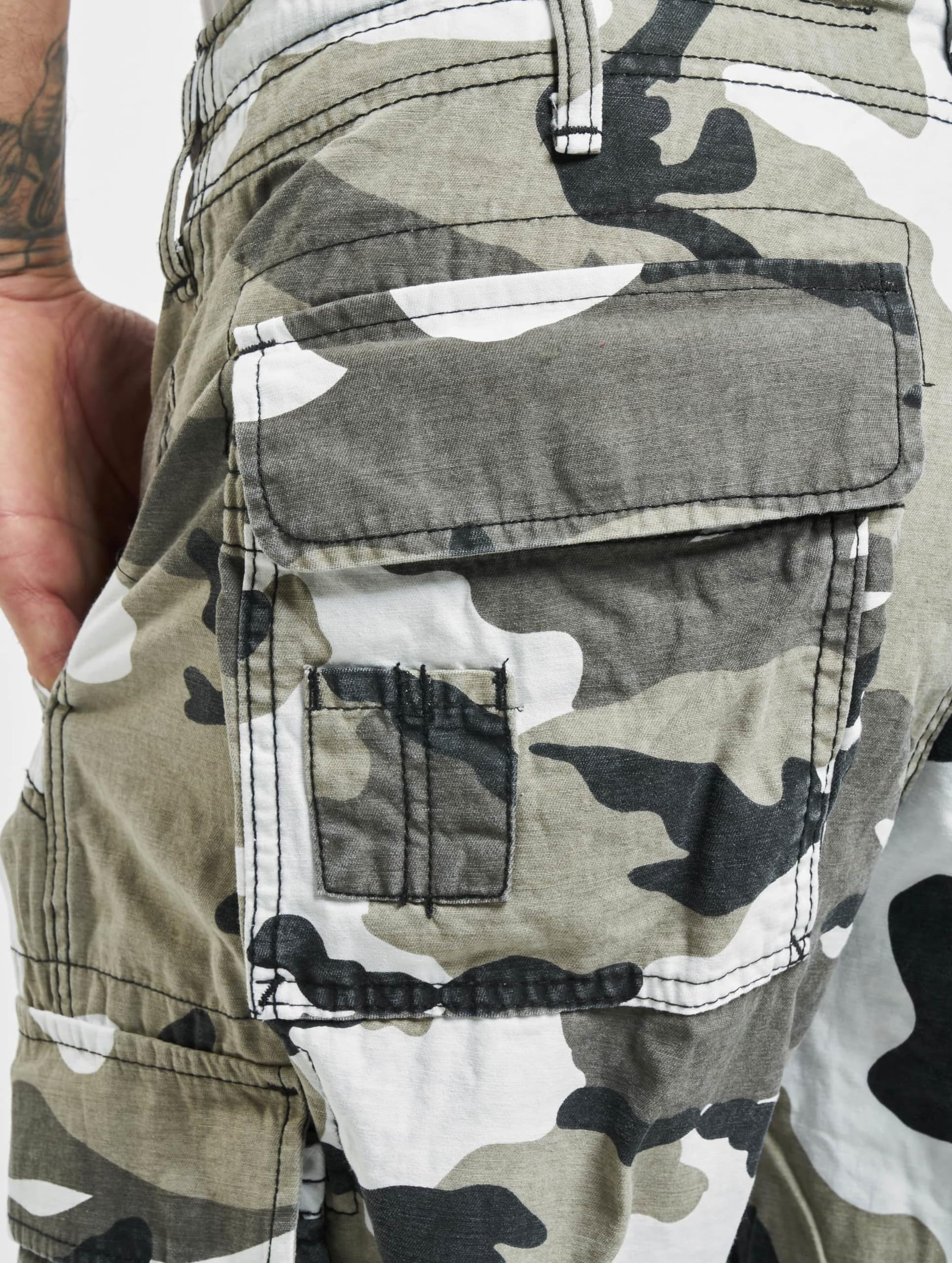 Authentic Men's Cargo Pants with Extra Long Drawstring - Multiple Pockets & Belt Loops | Durable Workwear for Outdoor, Hiking & Casual Wear