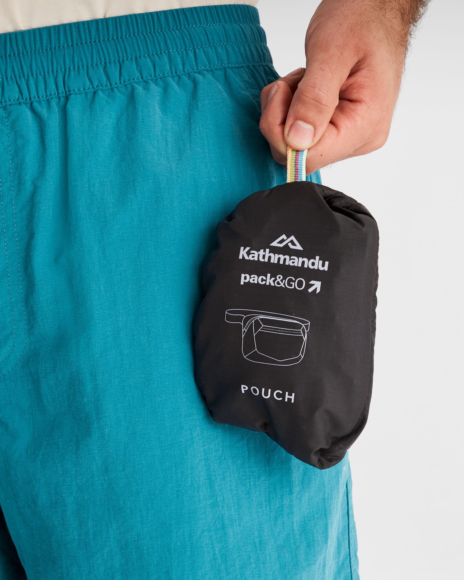 Premium Black Stingray Pack&Go Pouch - Waterproof Travel Organizer for Toiletries, Cosmetics & Essentials - Perfect for Camping, Gym & Business Trips
