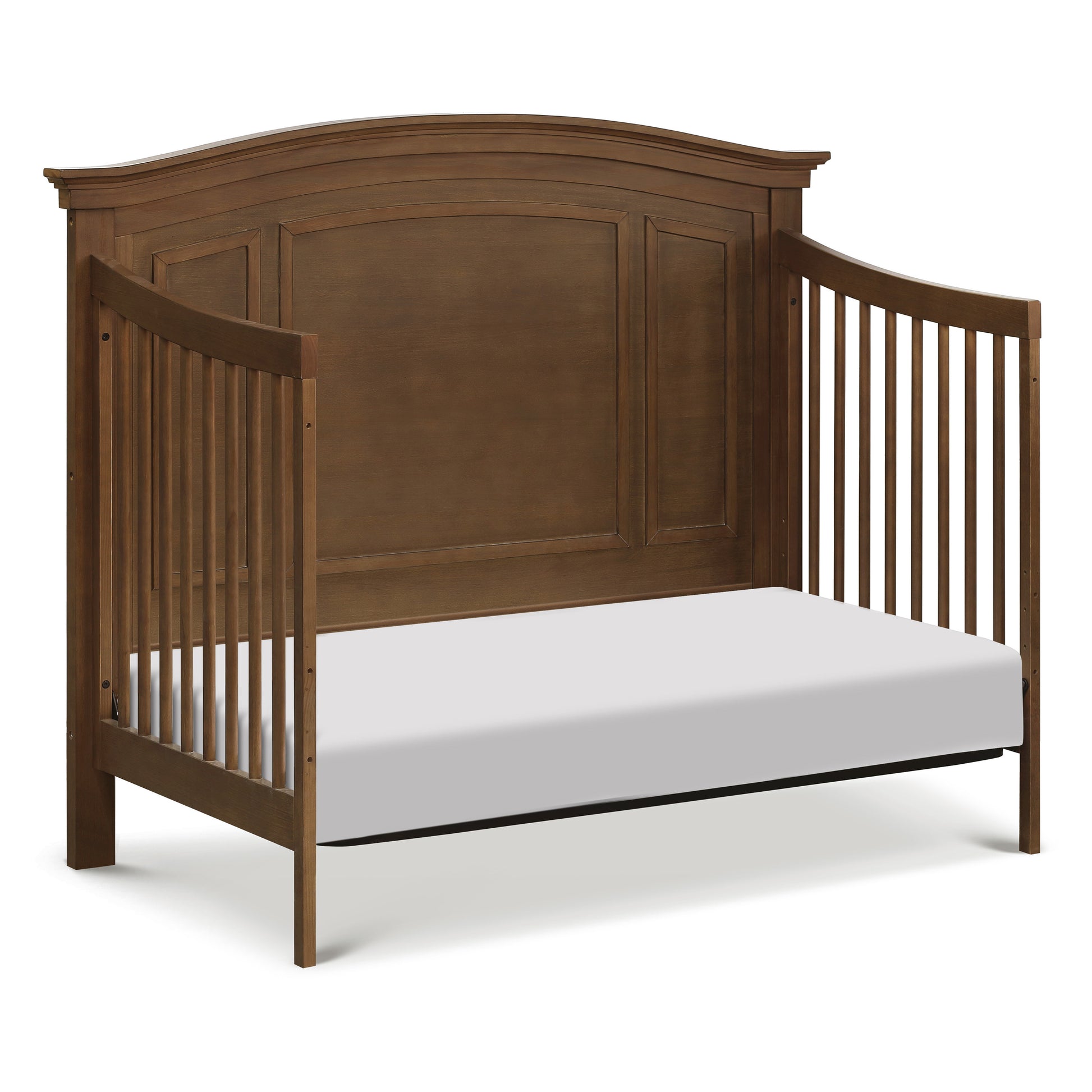 Durham 4-in-1 Convertible Baby Crib - White Nursery Furniture for Toddler to Full Size Bed | Perfect for Nursery, Bedroom & Guest Room