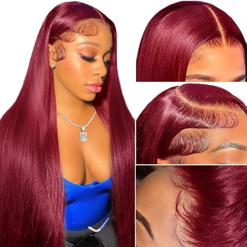 Burgundy Wig