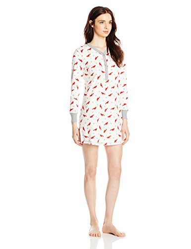 Cozy Women's Waffle Velour Sleep Shirt - Soft Long Sleeve Lounge Top for Relaxing at Home, Fireside Evenings & Sleepovers