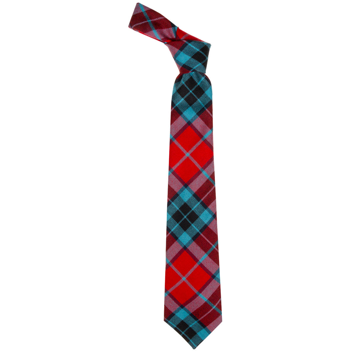 MacTavish Modern Tartan Necktie for Men - Stylish Scottish Plaid Silk Tie for Business, Weddings & Formal Occasions