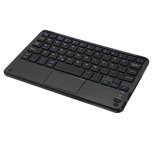 Universal Bluetooth Wireless Keyboard - B.O.W HB118 Leather Touch Keyboard for Tablet, Phone, Laptop | Perfect for Office, Home & Travel Use