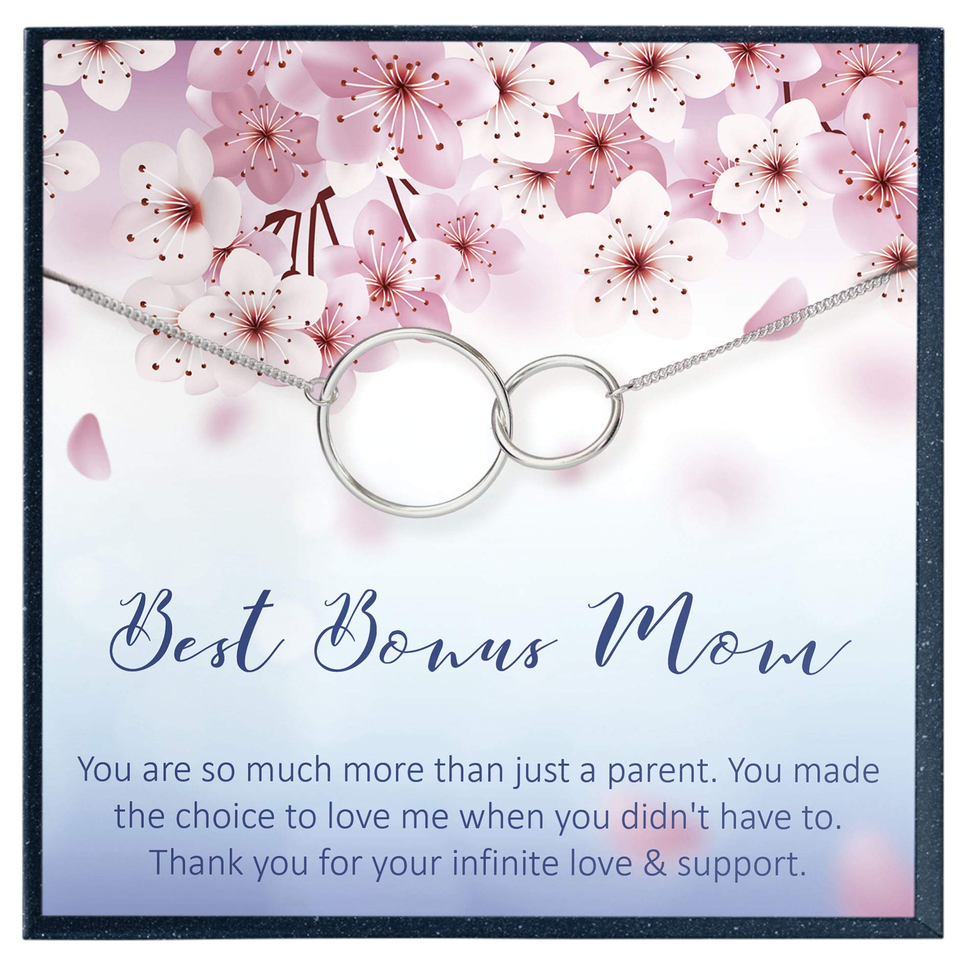 Beautiful Step Mom Necklace - Thoughtful Birthday Gift for Stepmother from Stepdaughter | Heartfelt Jewelry for Bonus Mom | Perfect for Mother's Day, Christmas & Special Occasions
