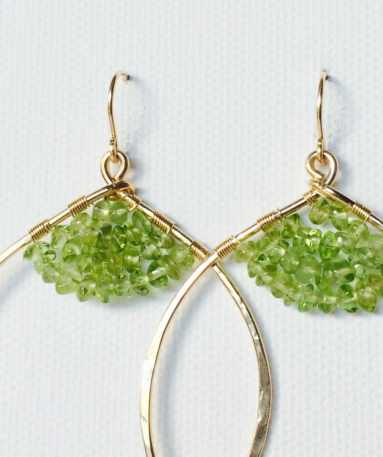 Peridot Stud Earrings (E115) - Elegant Green Gemstone Jewelry for Women, Perfect for Parties, Weddings & Everyday Wear