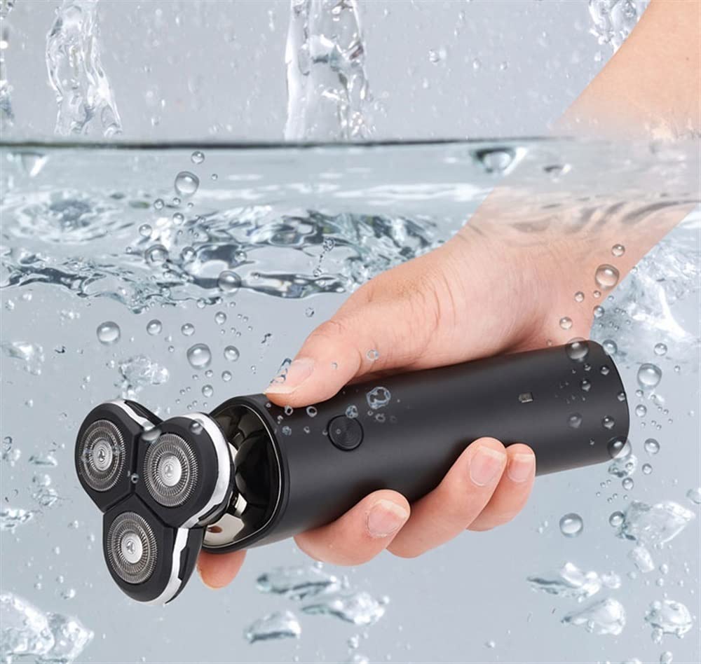 Men's Electric Shaver - Waterproof Rotary Shaver for Wet & Dry Shaving, USB Rechargeable Facial Hair Trimmer | Perfect for Travel, Gym & Daily Grooming Routine