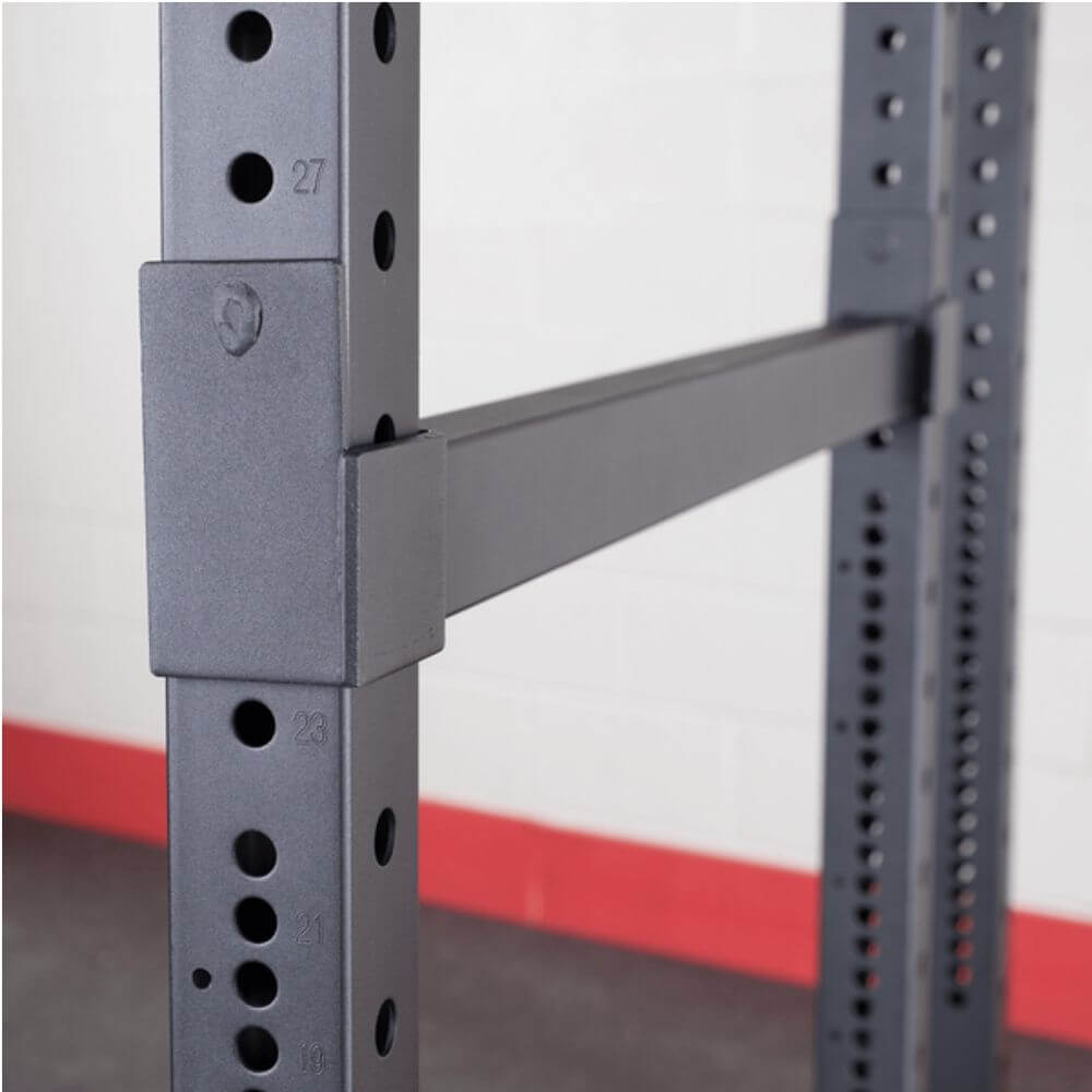 Body Solid Premium Safety Squat Rack SPRSF - Heavy Duty Power Cage for Home Gym & Strength Training - Perfect for Squats, Bench Press, and Weightlifting Workouts