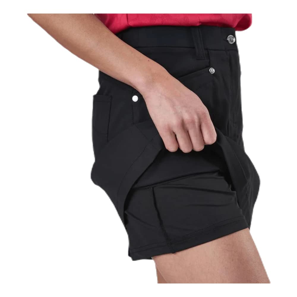 Women's Lyric Black Skort - Size 6 - Comfortable Athletic Skirt Shorts for Running, Tennis & Yoga - Perfect for Workouts & Casual Wear