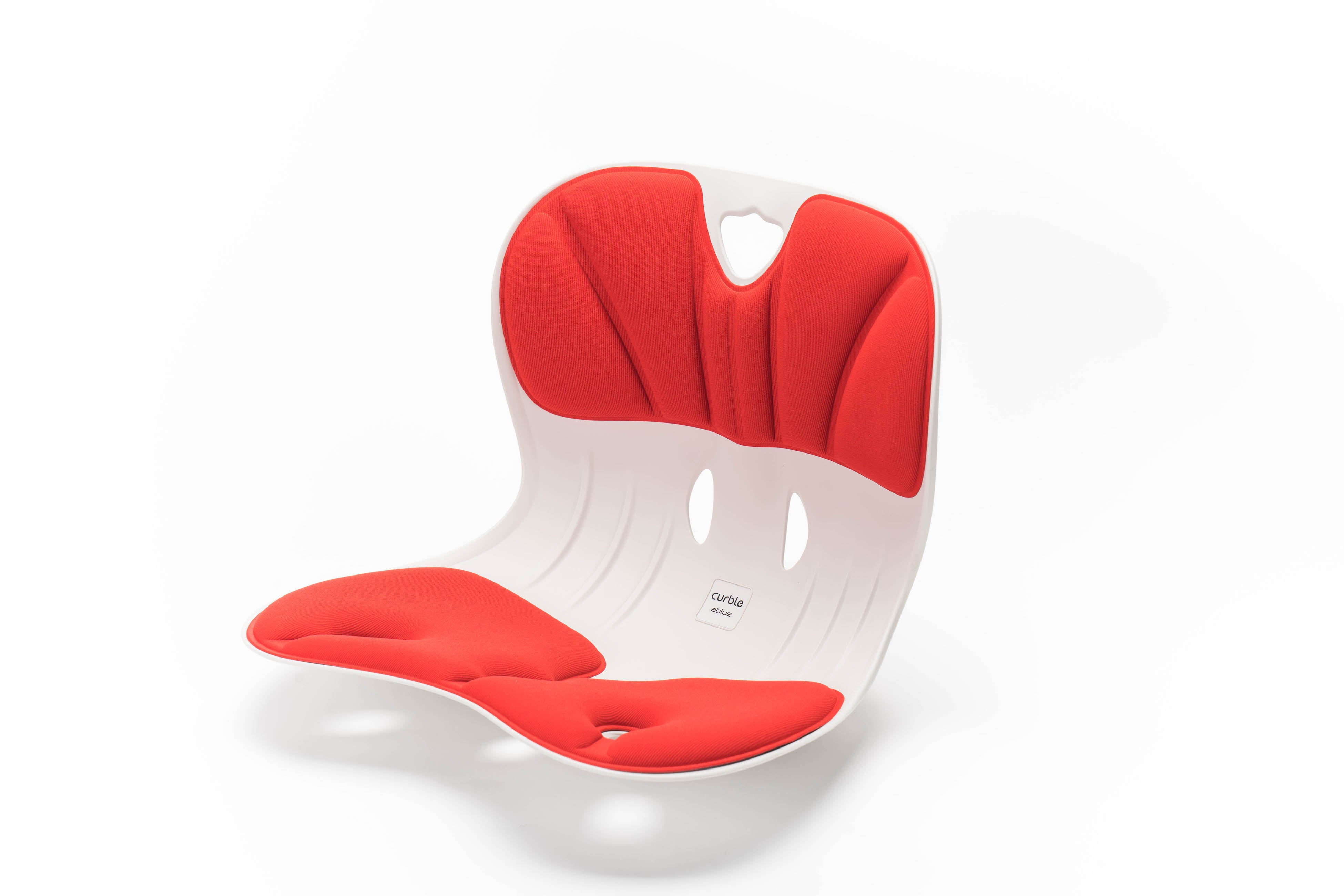 Curble Wider Posture Corrector Back Support - Ergonomic Lumbar Cushion for Office Chair, Car Seat & Home Use - Improves Sitting Posture & Reduces Back Pain