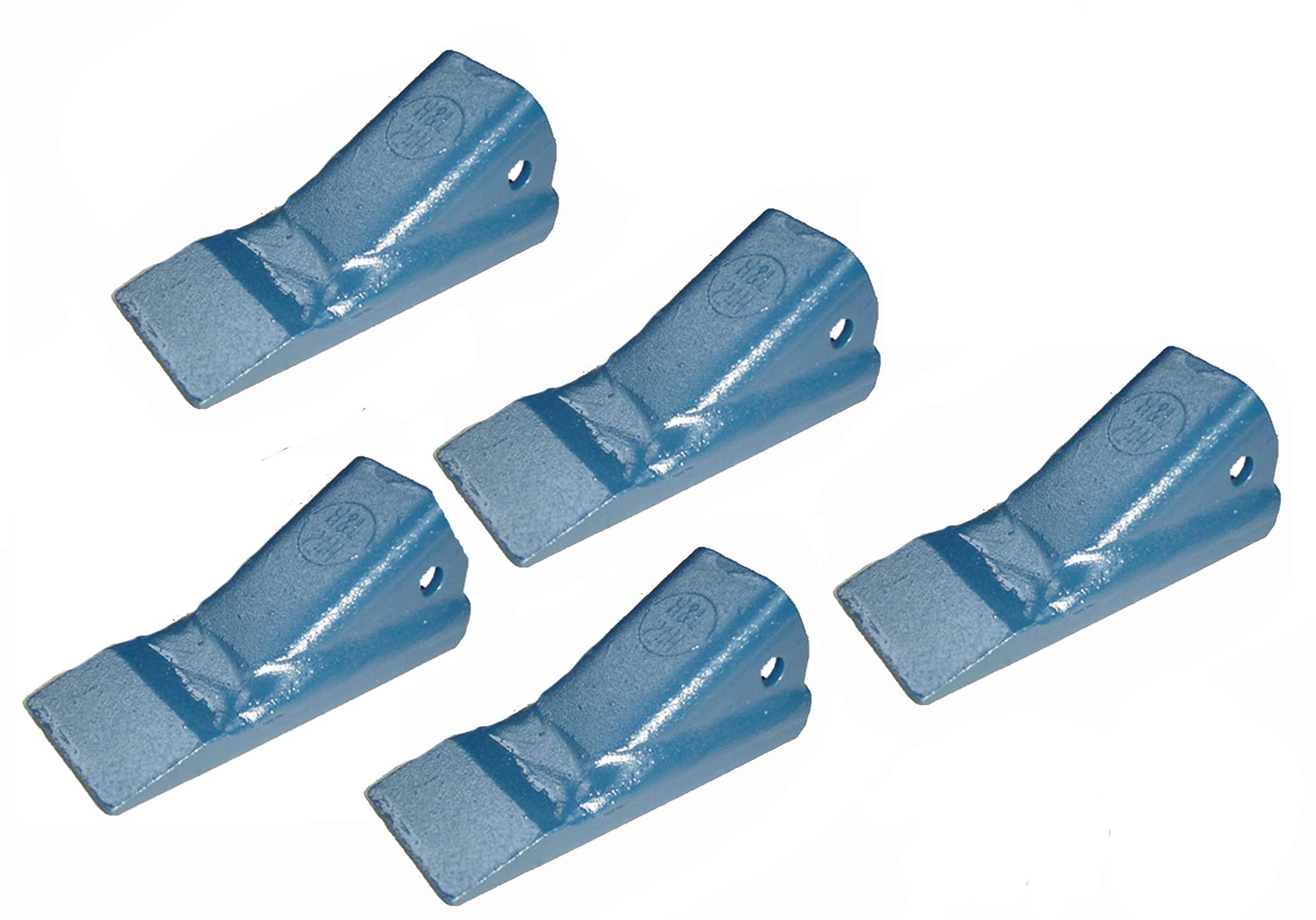 H&L Tooth Company 2AH 2A Series Crimp On Bucket Teeth - Made in USA | 5 Pack 2AH Teeth | Compatible with 2A, 2AP, T2A, 2AHX, 2AC Models | Heavy-Duty Excavator & Loader Replacement Parts for Construction & Mining