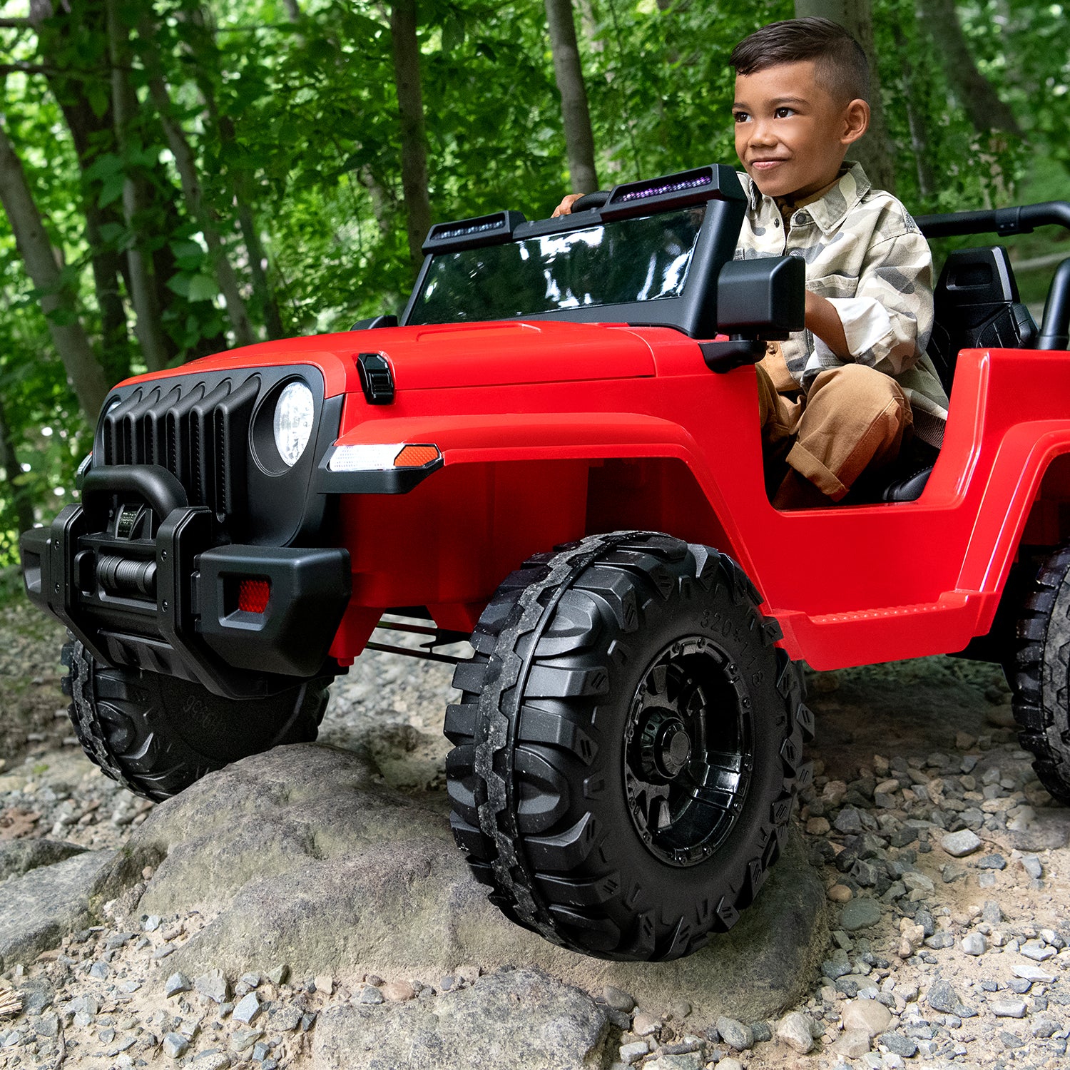 Safara Ride On Car for Kids - 12V Electric Battery Powered Toy Vehicle with Remote Control - Perfect for Outdoor Play, Birthday Gifts & Backyard Fun