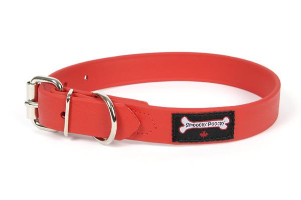 Smoochy Poochy Soft & Durable Polyvinyl Dog Collar - Adjustable Pet Collar for Small Medium Large Dogs (Multiple Colors) | Perfect for Daily Walks, Training & Outdoor Adventures