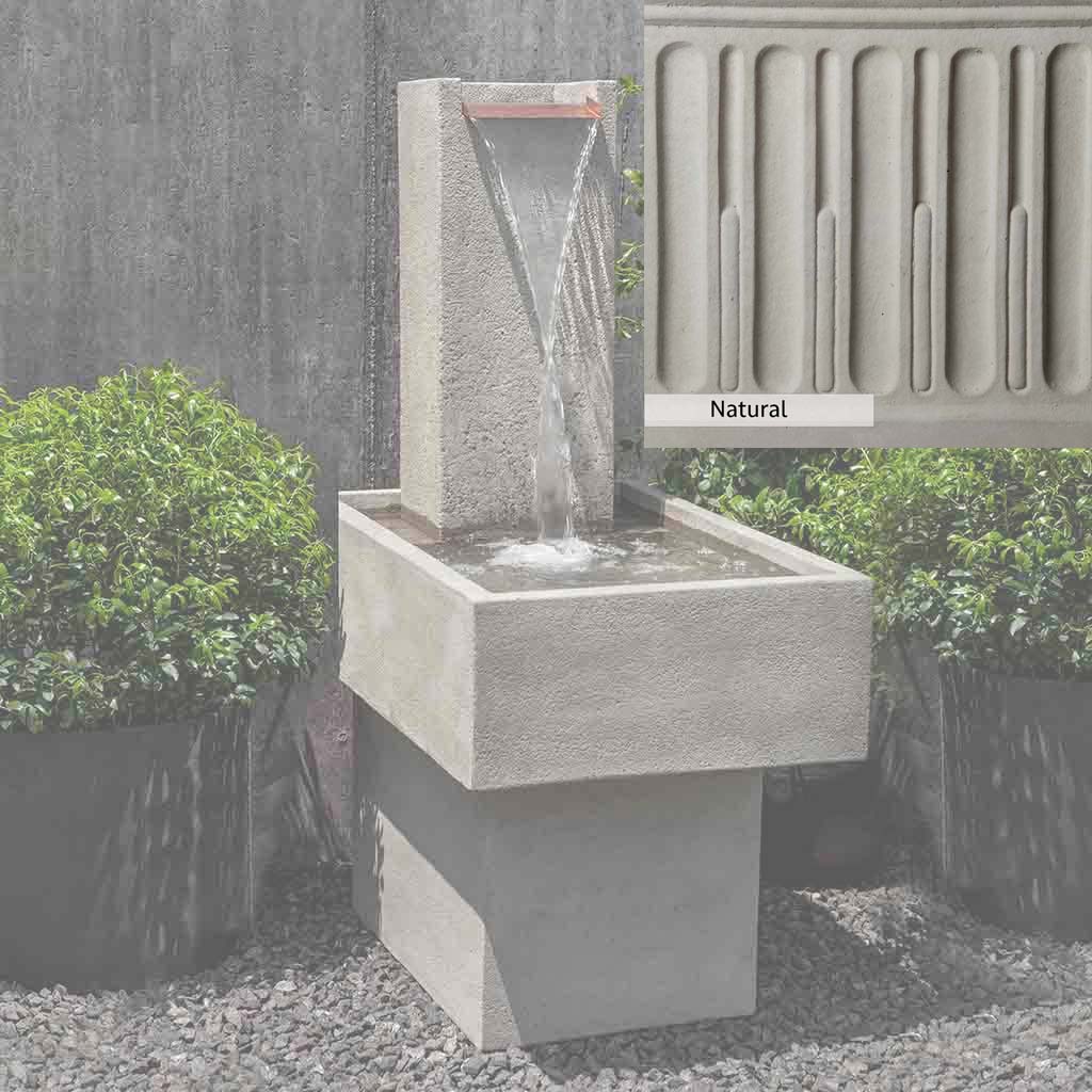 Campania International Falling Water Fountain III - Outdoor Garden Waterfall Feature for Patio, Yard, and Landscape Decor