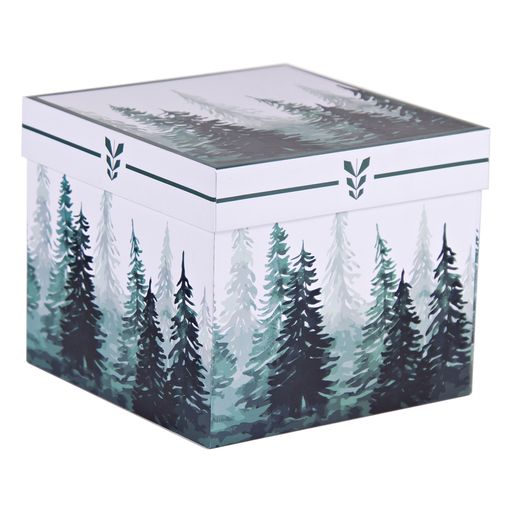 Forest Glen 16 oz Ceramic Coffee Mug with Lid - Insulated Travel Mug for Hot & Cold Drinks - Perfect for Office, Camping, Commuting - Comes with Elegant Gift Box