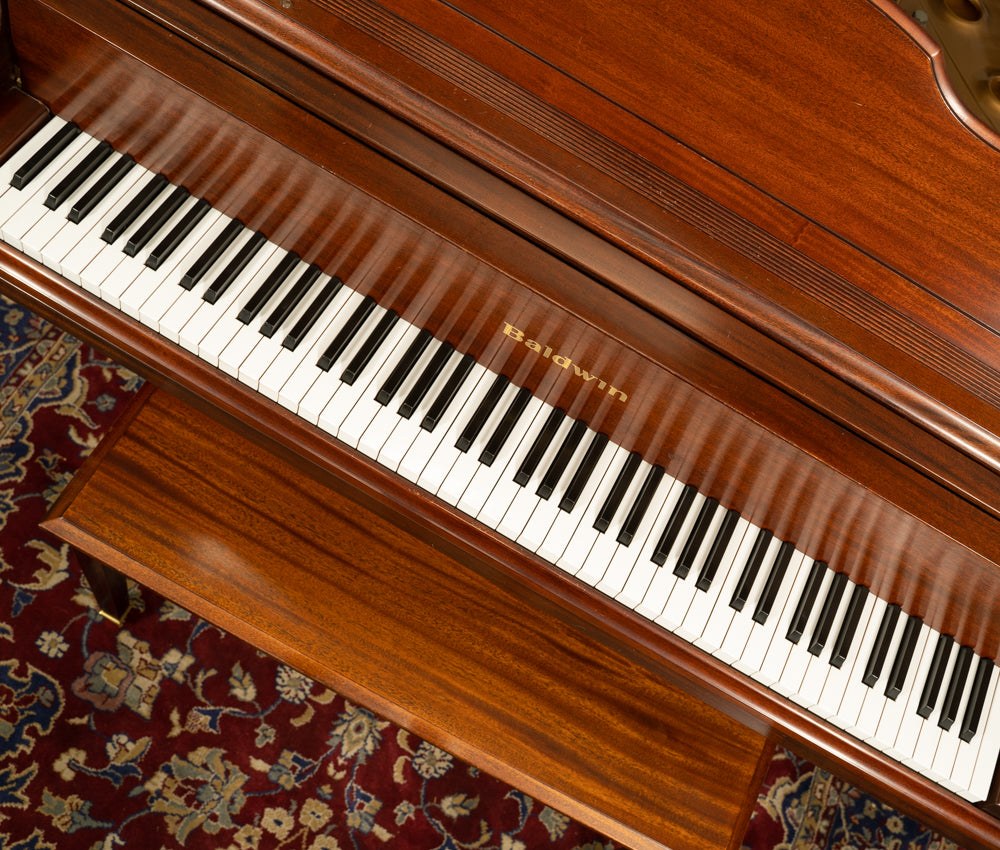 Baldwin 227 Grand Piano in Satin Mahogany Finish - Serial Number 357175 - Pre-Owned Luxury Piano for Home, Studio & Concert Hall Performances
