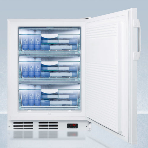 Accucold 24-Inch Wide Built-In All Freezer ADA Compliant VT65MLBI7PLUS2ADA - Perfect for Restaurants, Commercial Kitchens & ADA Accessible Spaces