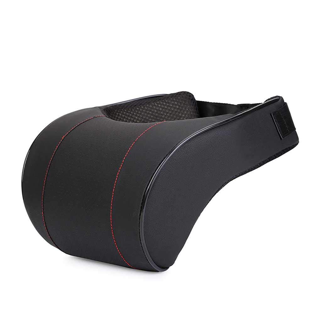 FLJKCT Car Headrest Neck Pillow - Memory Foam Travel Pillow for Comfort & Support - Perfect for Long Drives, Road Trips & Airplane Travel