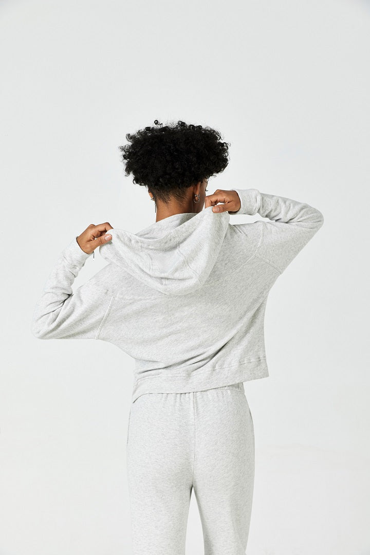 Cropped Zip Hoodie for Women - Stylish & Comfortable Pullover Jacket | Perfect for Casual Outfits, Gym, and Outdoor Activities