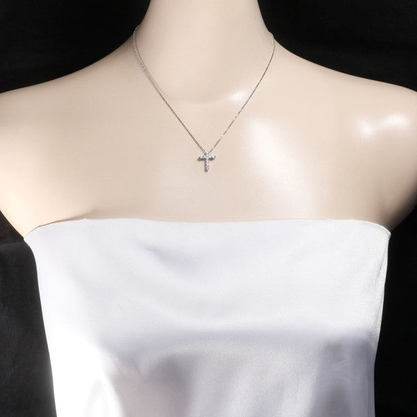 18K White Gold Zirconia Pendant Necklace for Women - Elegant Cubic Zirconia Jewelry Gift for Anniversary, Wedding & Special Occasions