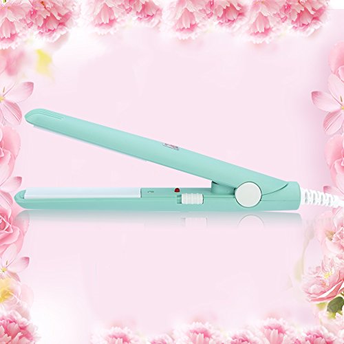 Professional Flat Iron Hair Curler - 4 Colors (Matcha Green, Beauty Plug) for Smoothing & Styling - Perfect for Home, Salon & Travel Use