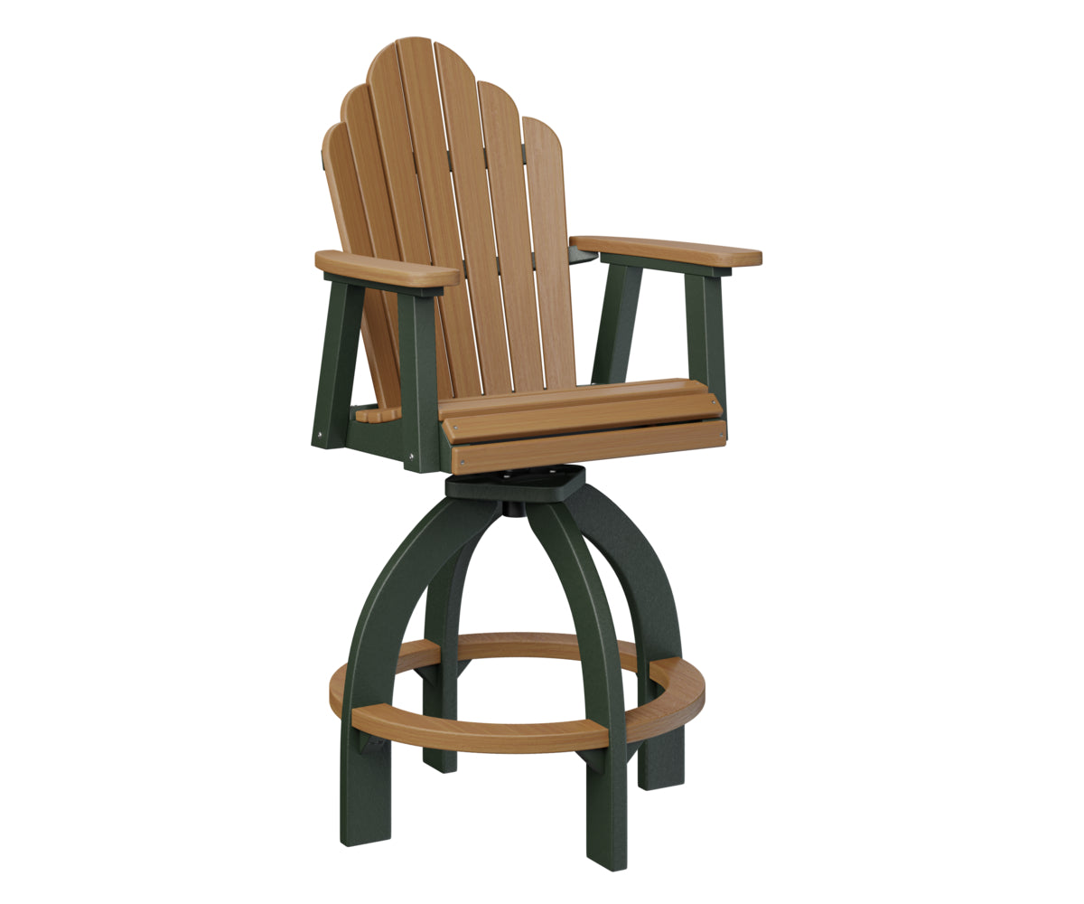 Berlin Gardens Cozi Back Swivel 30 XT Chair - Heavy Duty Outdoor Patio Furniture with Weather-Resistant Steel Frame - Perfect for Backyard, Deck, Garden & Poolside Relaxation