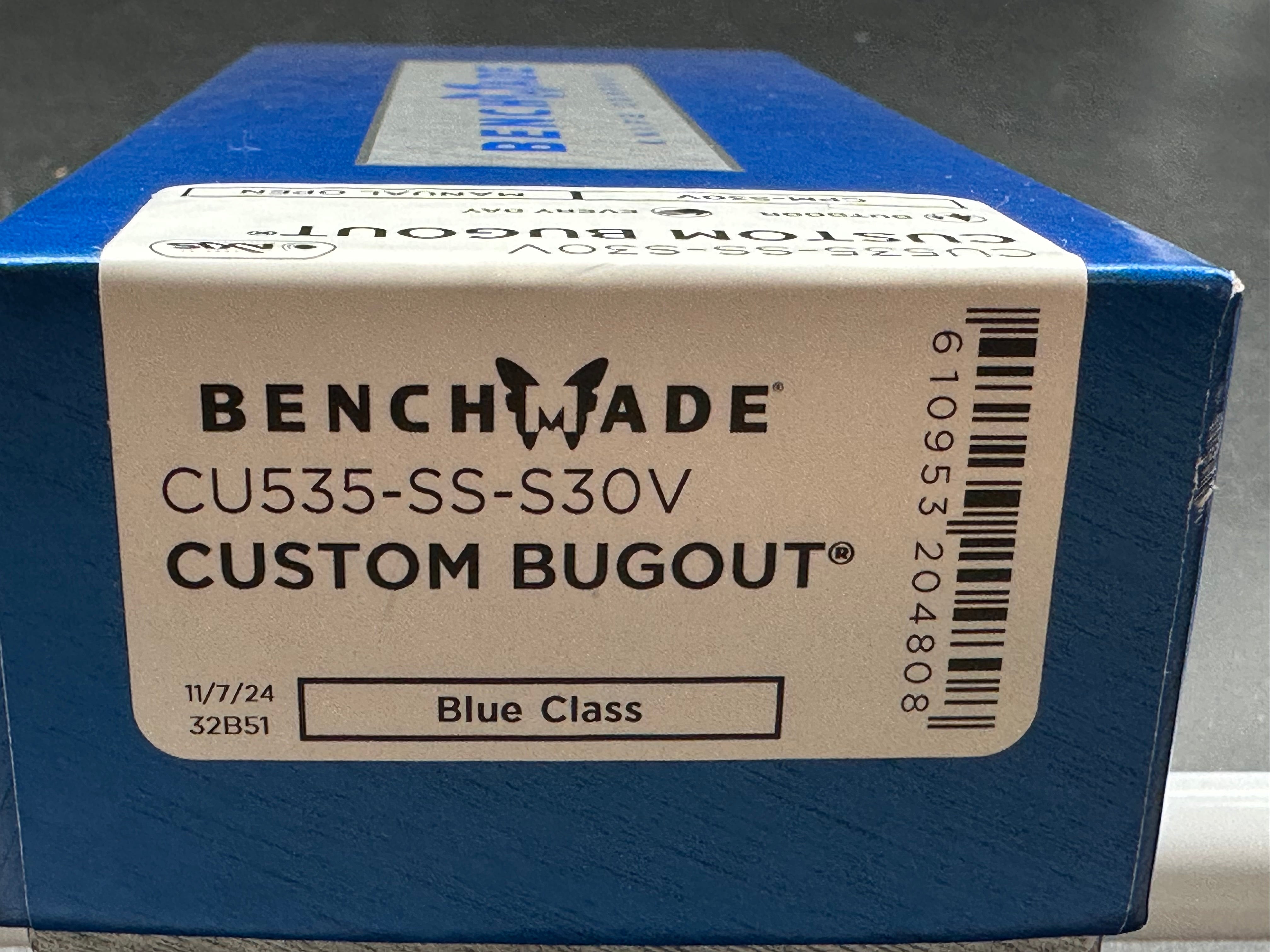 Benchmade Bugout Custom Knife - New 3.24