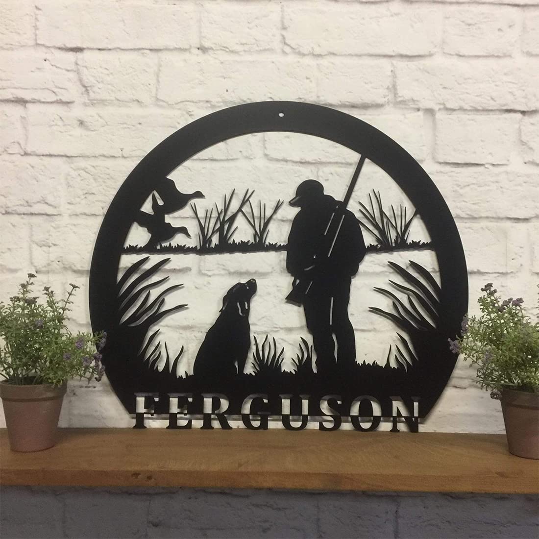 Vintage Duck Hunting Metal Wall Art Sign - Personalized Outdoor Decor for Duck Hunters, Front Door & Cabin Wall Decoration - Rustic All-Season Home & Lodge Decor (Series 114) | Perfect for Man Cave, Hunting Cabin & Outdoor Enthusiast Gifts