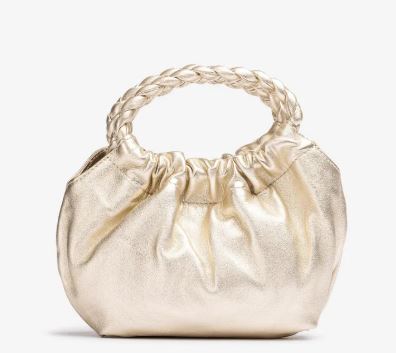 UNISA Gold Evening Clutch Bag ZAMELI - Elegant Women's Party Purse for Weddings, Prom & Special Events