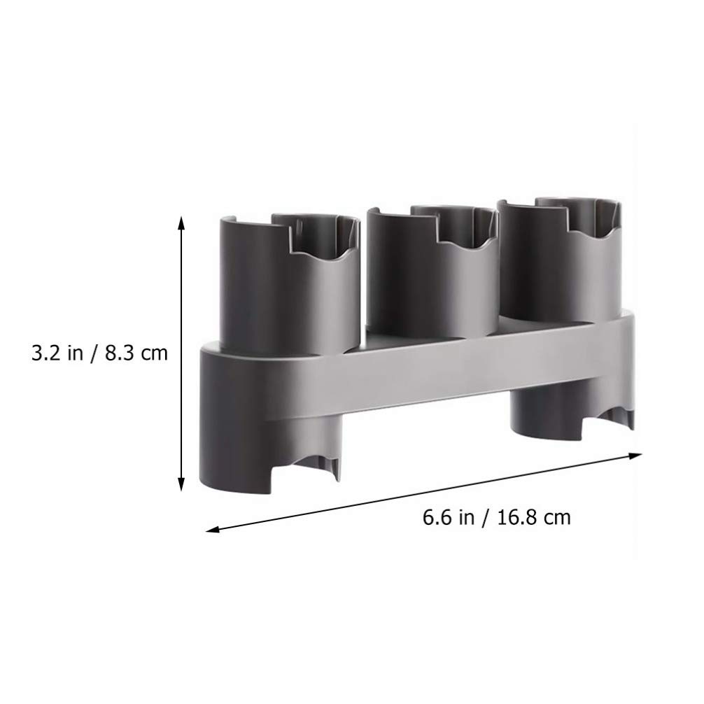 Hemoton Vacuum Cleaner Brush Holder - Wall Mount Storage Rack for Cleaning Accessories