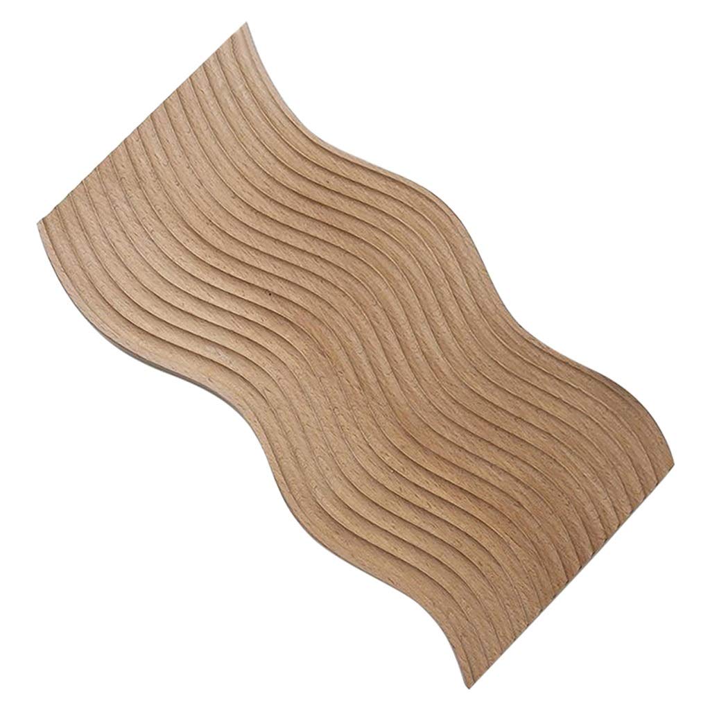 Premium Nordic Style Beech Wood Cutting Board - Non-Slip Chopping Block for Bread, Desserts & Cakes | Durable Kitchen Organizer & Serving Tray for Baking, Meal Prep & Entertaining