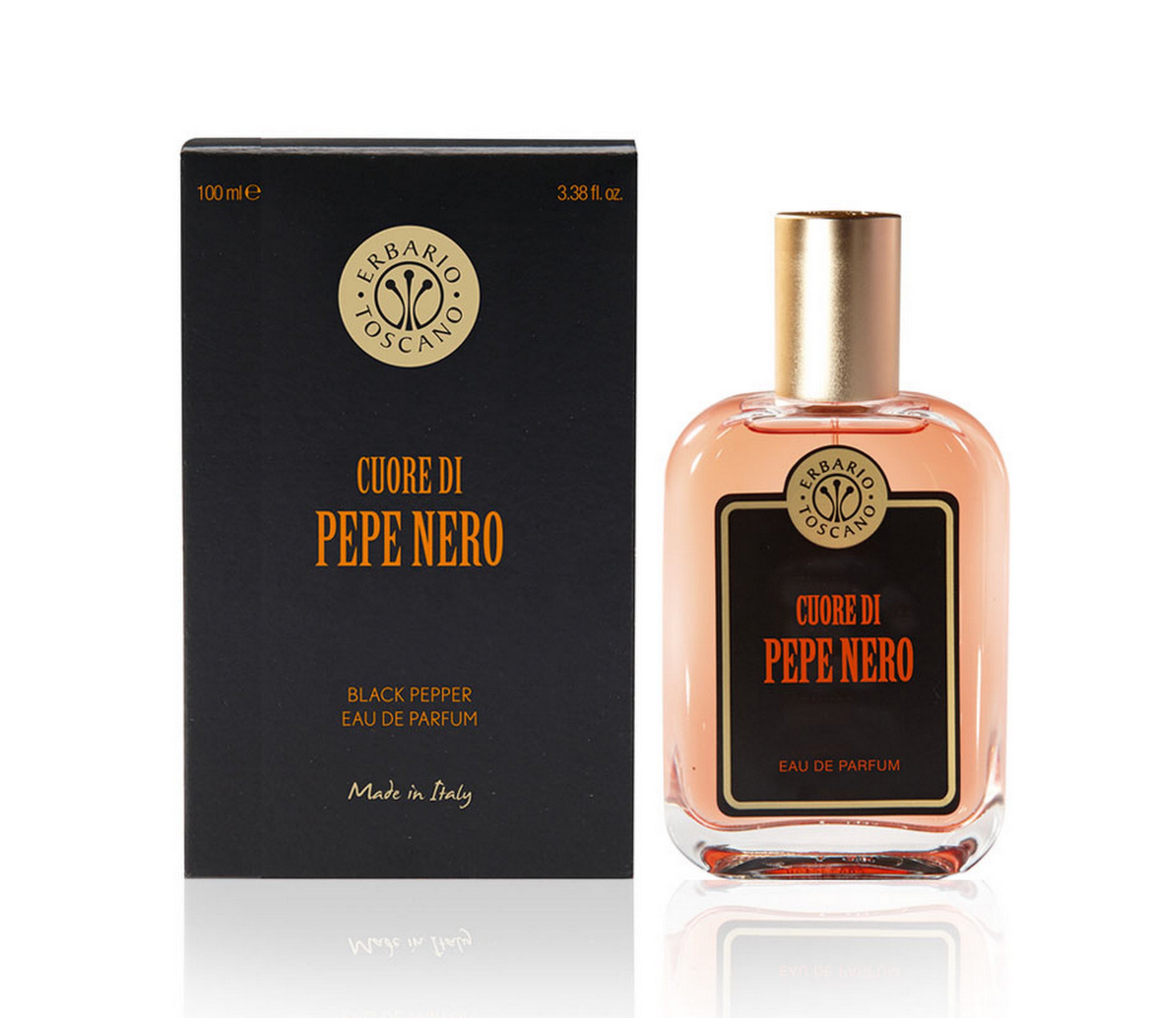 Erbario Toscano Black Pepper Eau de Parfum for Men & Women - 100ml Luxury Fragrance | Long Lasting Cologne for Date Night, Office & Special Occasions