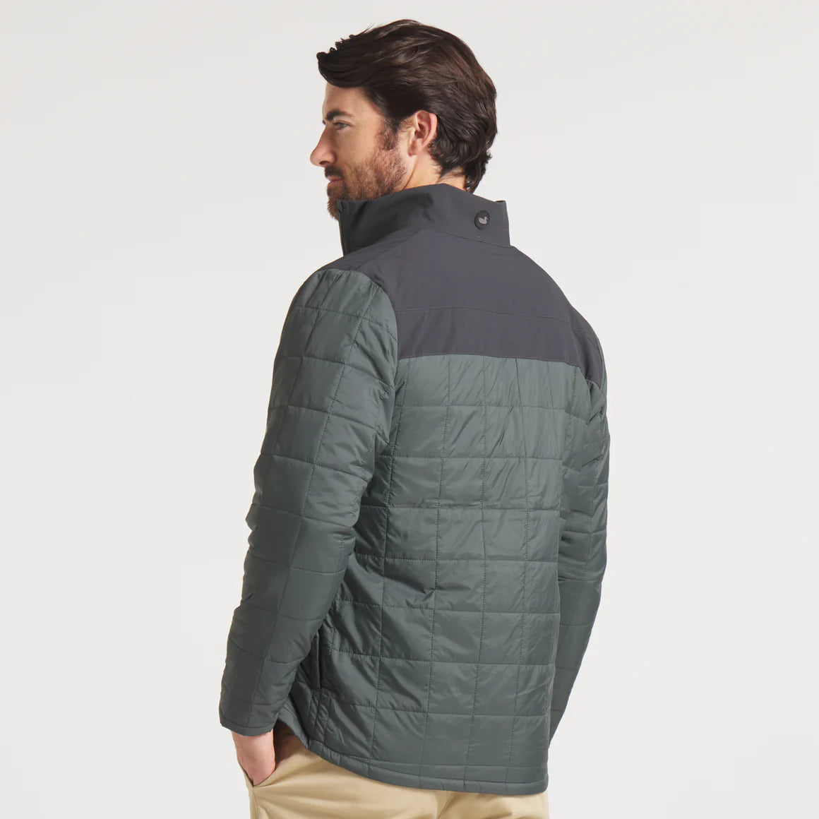 Southern Marsh Falcon Hill Quilted Jacket in Burnt Sage - Lightweight Insulated Hunting & Outdoor Jacket for Men - Perfect for Camping, Hiking and Fall Adventures