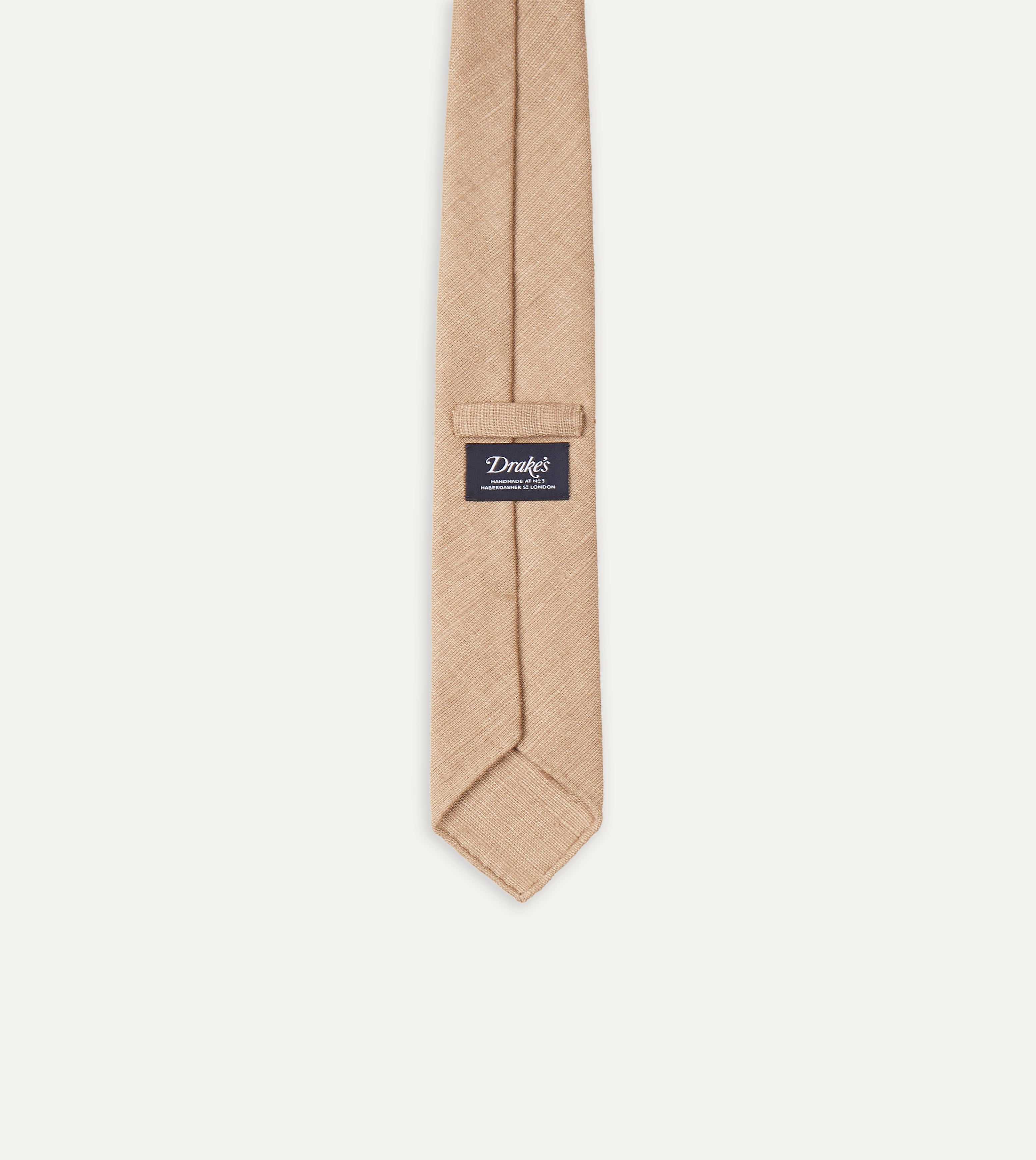 Handmade Sand Tussah Silk Tie for Men - Luxury Natural Silk Necktie for Business, Weddings & Formal Occasions