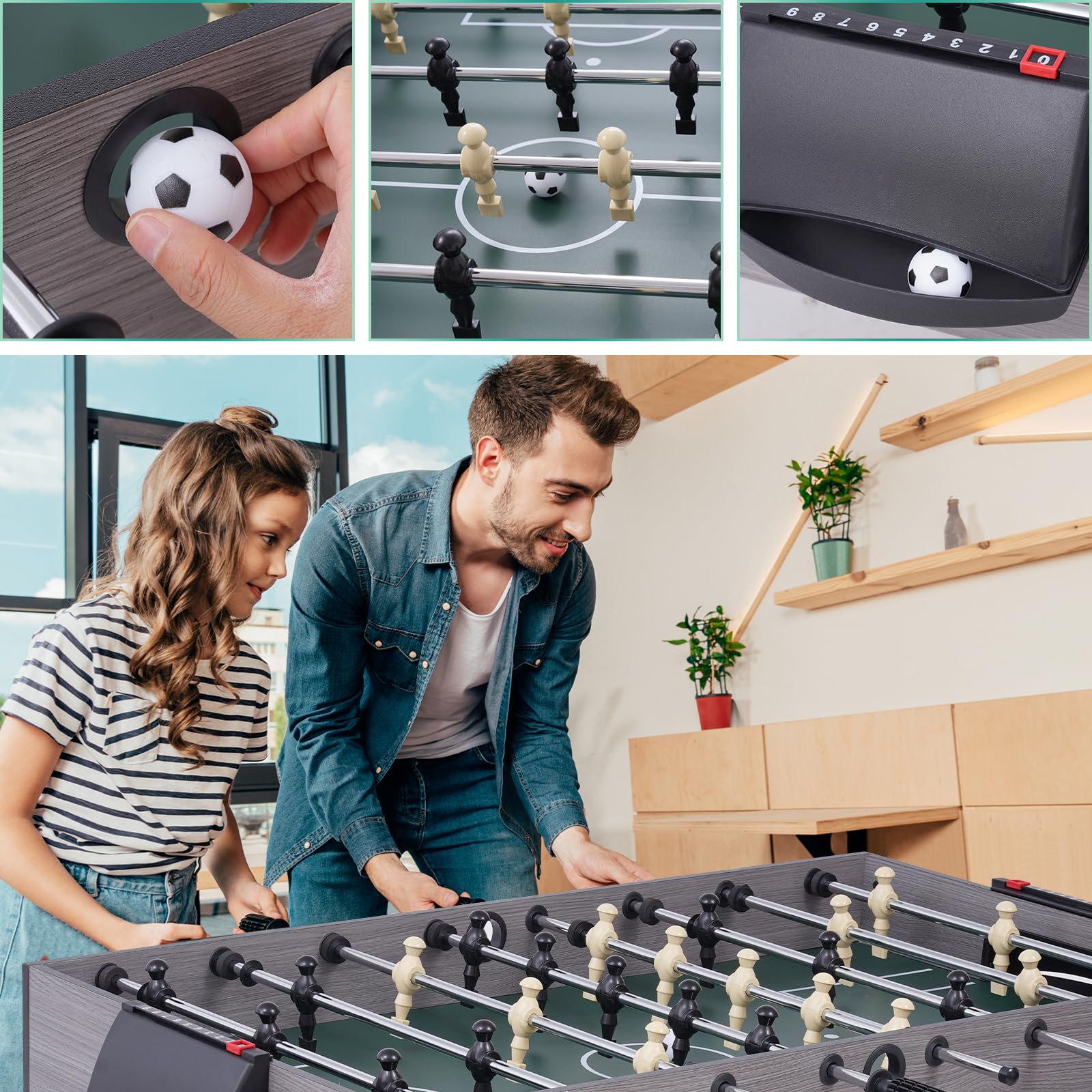 4-in-1 Multi Game Table for Adults - 54
