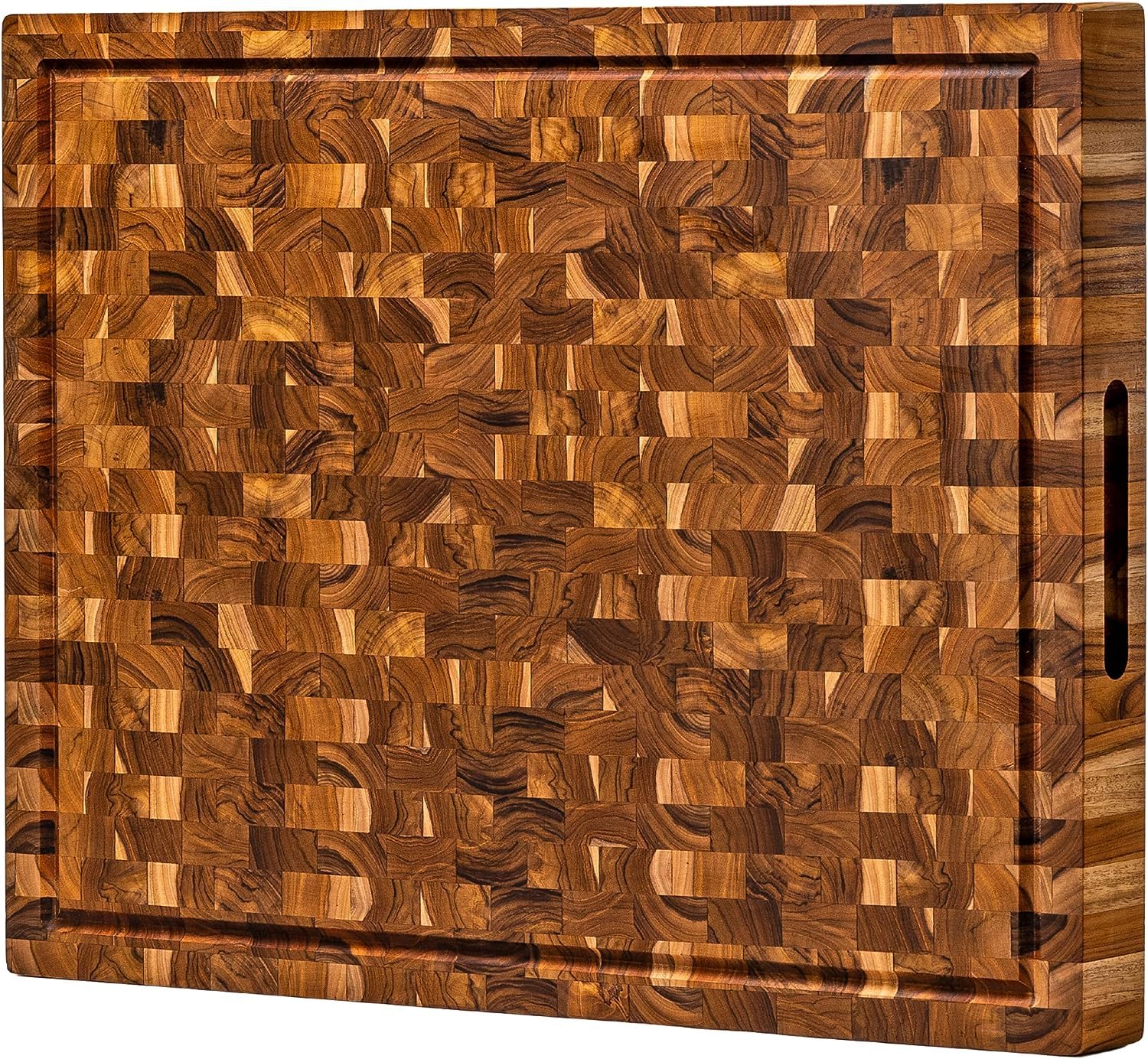 Premium XXL End Grain Butcher Block Cutting Board - 1.5