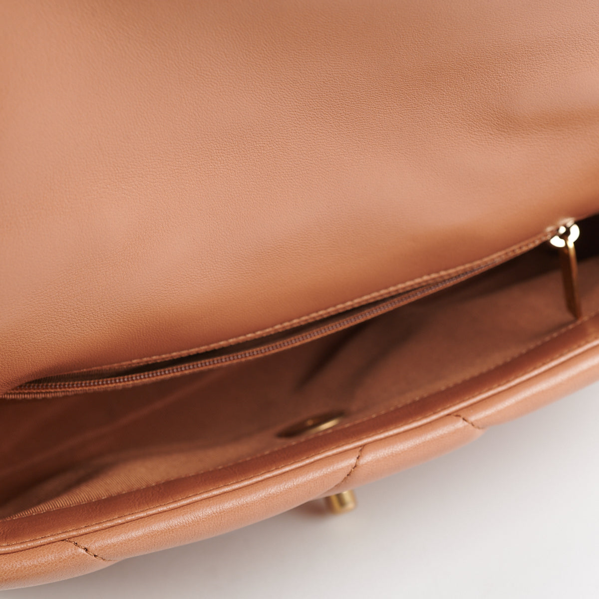 Chanel 19 Small Flap Bag in Caramel - Luxury Designer Handbag for Women | Perfect for Everyday Use, Work & Special Occasions