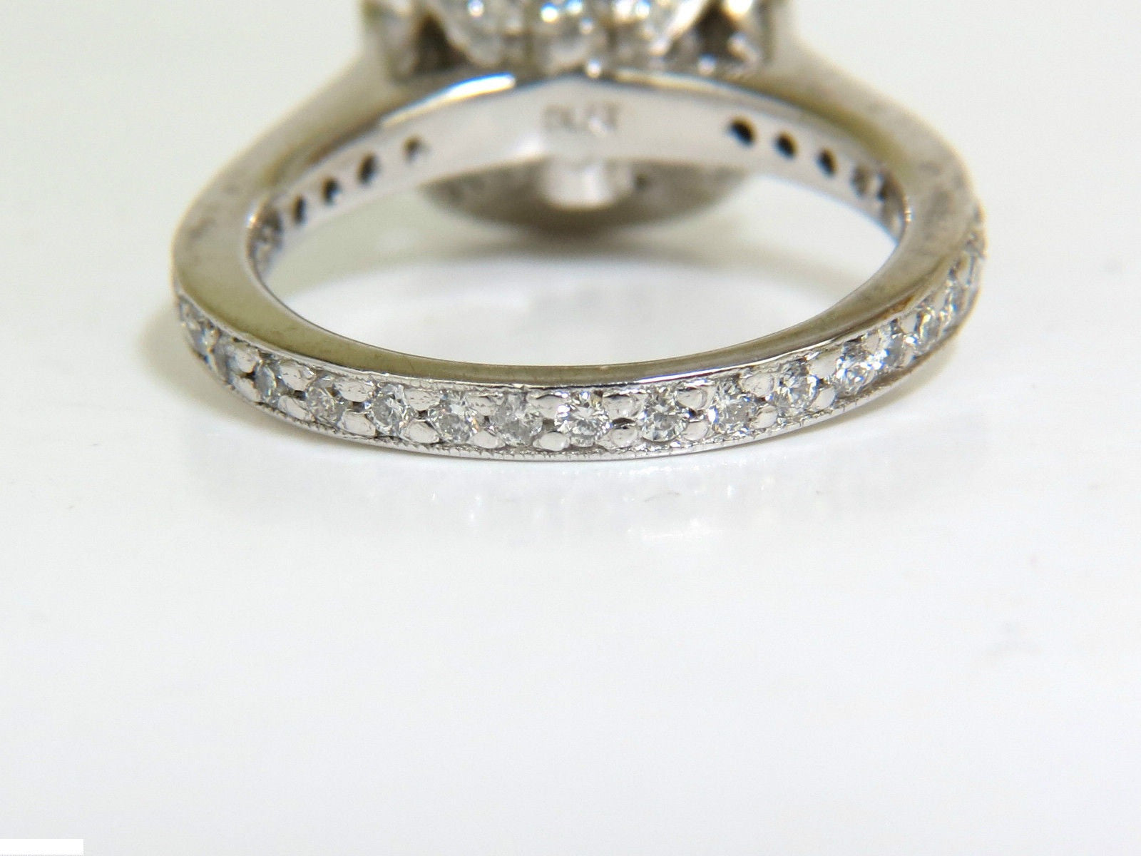 GIA Certified 2.63 Carat Halo Cushion Cut Diamond Engagement Ring in Platinum I/VS1 - Perfect for Proposals, Weddings & Anniversary Gifts