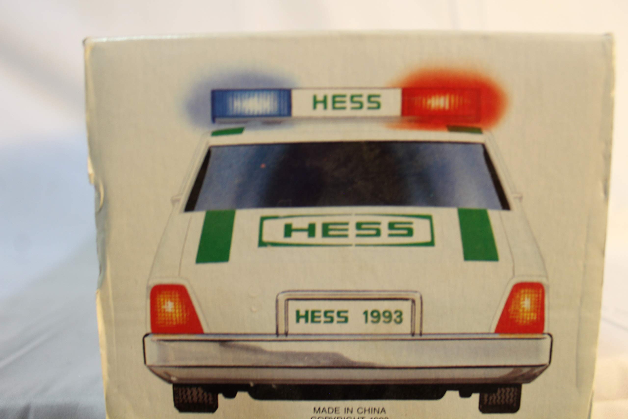 1993 Hess Patrol Car Toy - Vintage Collectible in Original Box - Perfect for Collectors, Kids Playtime & Holiday Gifts