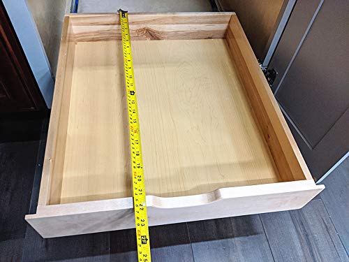 ELYSIAN 20-Inch Wide Soft Close Kitchen Drawer Organizer - Bottom Mount Pull Out Cabinet Storage Shelf for Cooking Utensils | Fully Assembled Wooden Under Cabinet Sliding Shelf for Easy Access to Pots, Pans & Kitchen Tools