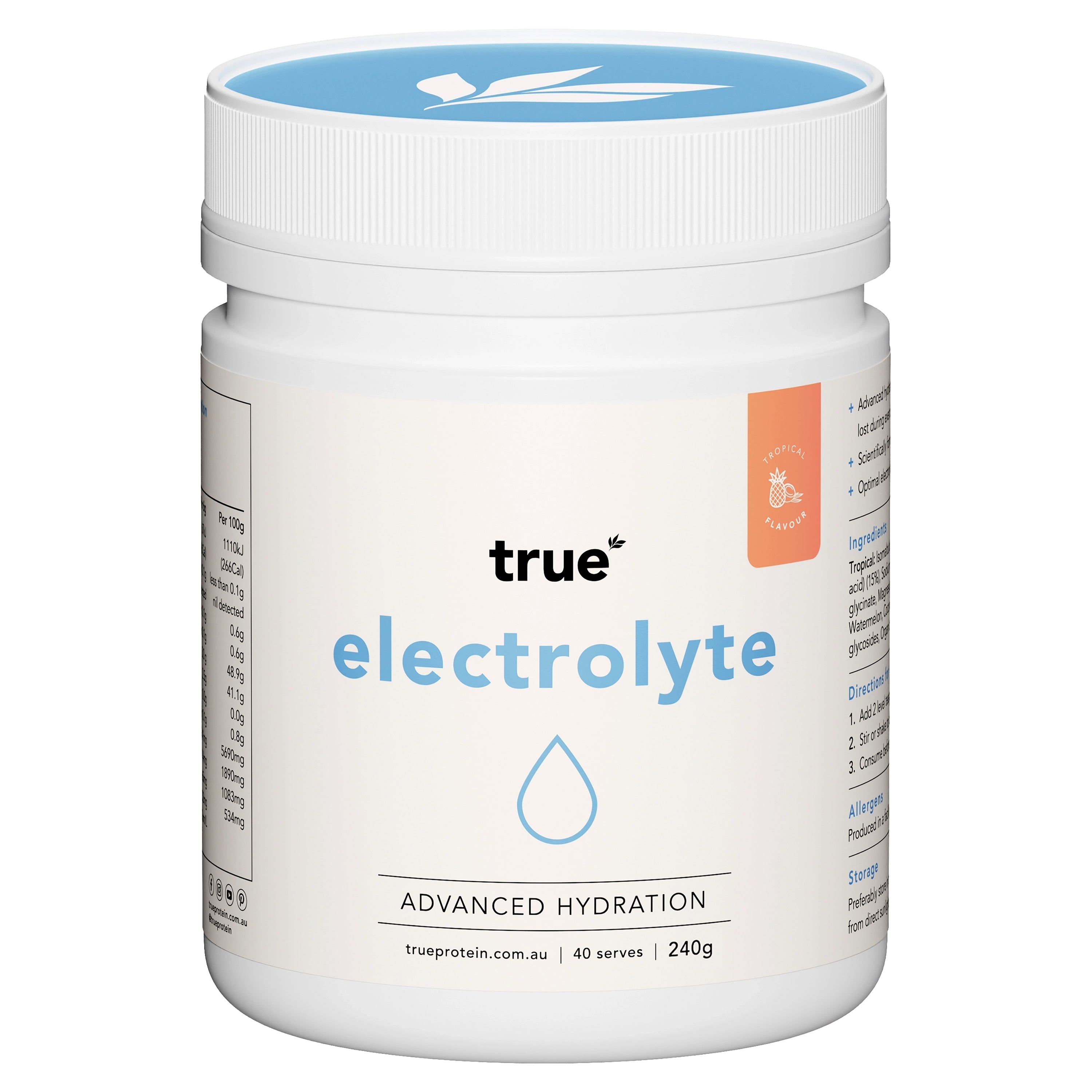 Best Electrolyte Powder for Hydration & Recovery - Fast-Absorbing Electrolyte Supplement with Magnesium, Potassium & Sodium - Ideal for Workouts, Travel & Daily Hydration