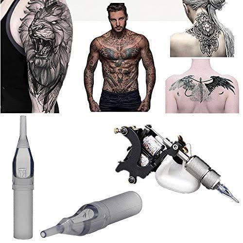 Shield Plus Tattoo Needle Tips - Professional 3RT & 5RT Mix Set (50 Pcs) - Ideal for Tattoo Artists & Permanent Makeup - Perfect for Lining, Shading & Coloring Tattoos